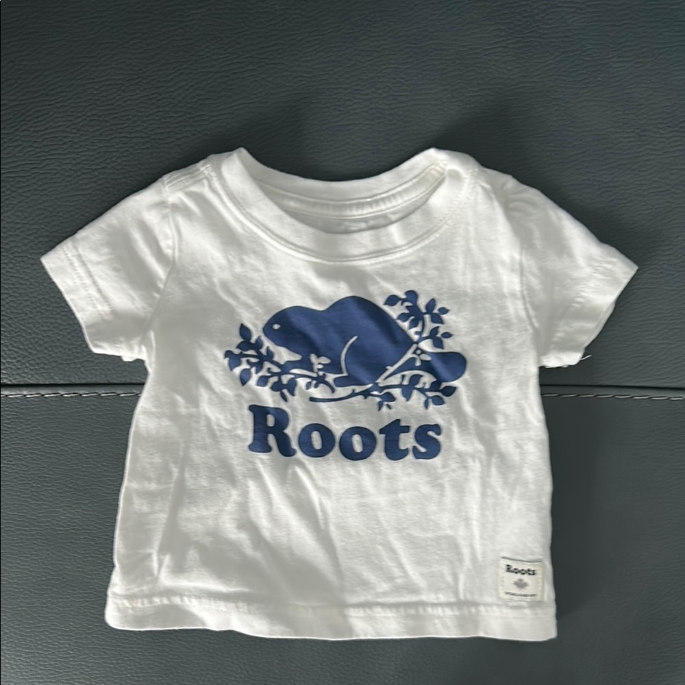Roots Baby Beaver Logo T Shirt